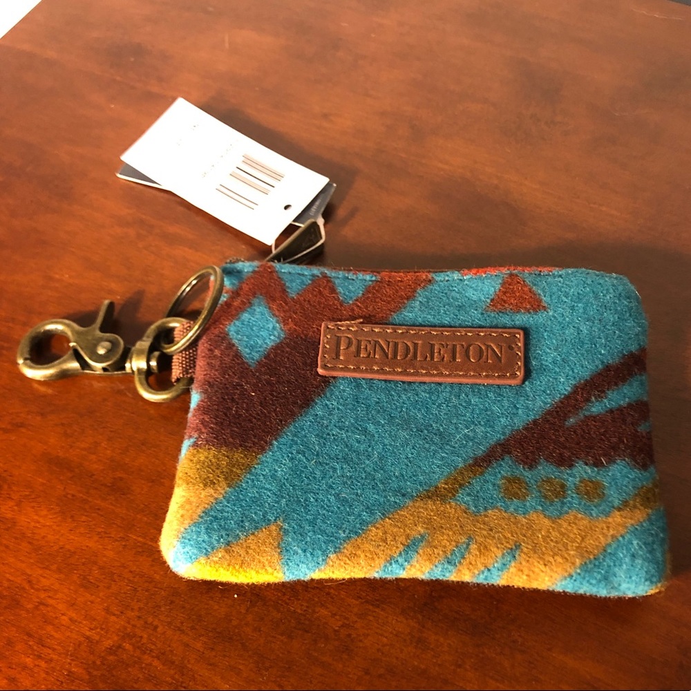 Pendleton ID pouch key ring
